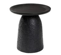 mavon mango wood side table in black