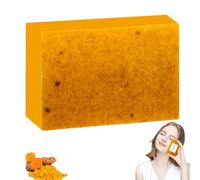 Mavrik Beauty Soap, Agicea Turmeric & Kojic Acid Brightening Soap, Organic Turmeric Bar Deep Cleansing, Lemon Turmeric Soap Bar For Face And Body, Moisturizing Deep Cleansing (1PCS)