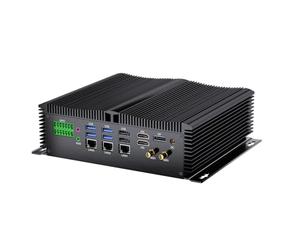 Mavsloly Fanless Industrial PC, Mini Desktop Computer with i7-1260P, 8G RAM 256G SSD, COM R232/ 422/485, Triple 2.5G LAN, GPIO, 4K, Wi-Fi, WOL Support, Wide Voltage, 2*HDMI, 1*DP, Windows 11 Pro