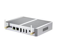 Mavsloly Mini PC, Fanless Computer with N100 Processor (4C/4T, Max 3.4GHz), 8G RAM 512G SSD, Dual LAN, 2*HDMI 1*DisplayPort Triple Display, WiFi 6, Windows 11 Pro