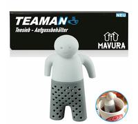 MAVURA Mr. TeaMan Silicone Loose Tea Infuser Bag - Grey