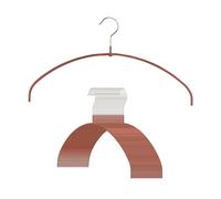 Mawa by Reston Lloyd, Euro Ultra-Thin Series, Non-Slip Space Saving Clothes Hanger, Style 40/PT for T-Shirts, Blouse, & Sun Dresses, Set of 20, Copper