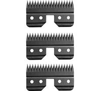 MAWAER 3pcs Black Fast Feed Ceramic Blades Replacement Blades for Oster Fast Feed Clipper A5 Grooming Clippers Movable Blade
