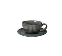MAWERDCXG Breakfast Latte Coffee Cup Japanese-Style Coffee Cup Set Latte Art Cups Pour-Over Drip with Saucer Vintage Kiln-Changed Ceramic Tableware(D-240ml)