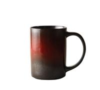 MAWERDCXG Breakfast Latte Coffee Cup Stone Pottery Coffee Cup Retro Kiln-Turned-Home Large-Capacity Water Office Tea(D)