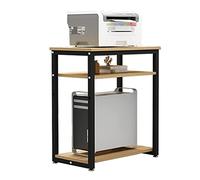 MAWERDCXG Printer Stand Desktop Printer Stand 3-layer Multi-function Storage Bookshelf for Shelf Office & Organization Desk Accessories(A)
