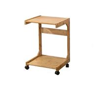 MAWERDCXG Printer Stand Mobile Printer Stand Rolling Cart 2 Storey Storage Rack File Organizer Bedroom Bedside Table Organizers and for Office Desk Accessories(A)