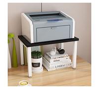 MAWERDCXG Printer Stand Printer Desk Stand with Storage Kitchen Shelf Office Home Desktop 2 Layer Fax Rack & Organization File Desk Accessories(A)