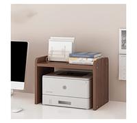 MAWERDCXG Printer Stand Printer Rack Bracket Locker Office Desktop Computer Storage Multi-layer Small Shelf Desk Bookshelf Desk Accessories(A)