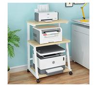 MAWERDCXG Printer Stand Printer Stand Home Floor-standing Three-layer Copier Rack Office Removable Kitchen Multifunctional Organizer Shelf Desk Accessories(C)
