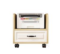 MAWERDCXG Printer Stand Removable Copier Placement Cabinet Under The Table Rack Printer Floor-to-ceiling Desktop Chassis Storage Desk Accessories(D,S)
