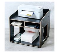 MAWERDCXG Printer Stand Stand-up Printer Storage Rack Paper Organizer Desktop 2 Layer File Family Organizers and for Office Desk Accessories(C)
