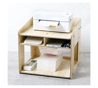 MAWERDCXG Printer Stand Stand-up Printer Storage Rack Paper Organizer Desktop 2 Layer File Family Organizers and for Office Desk Accessories(B)