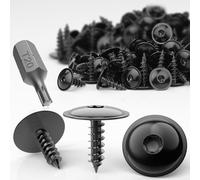 mawmuaw 80 Pcs Screw Bolt Retainer M5x16 mm Self Tapping Screw Auto Car Body Engine Cover Torx Screws Wheel Arch Inner Liner Splash Guard Screws for Car Mudguards Engine Cover Undertray Bumpers