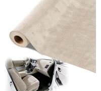 mawmuaw Self Adhesive Suede Fabric White Velvet Fabric 200x40 cm Self Adhesive Faux Suede Felt High Density Stretch Film for Car Cockpit Interior Dashboard Wrap DIY Furniture Sofas Jewelry Drawer
