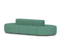 Mawsley Modular Seating Set Capsule Island Low Back 10 Seater in Era - Rest