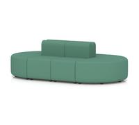 Mawsley Modular Seating Set Capsule Island Low Back 8 Seater in Era - Rest