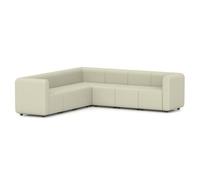 Mawsley Modular Seating Set L-Shaped Corner Sofa 7 Seater With Arms in Era - Futurist
