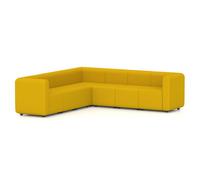 Mawsley Modular Seating Set L-Shaped Corner Sofa 7 Seater With Arms in Era - Occasion
