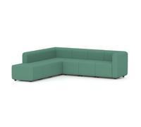 Mawsley Modular Seating Set L-Shaped Corner Sofa 7 Seater With Left Arms in Era - Rest