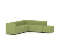 Mawsley Modular Seating Set L-Shaped Corner Sofa 7 Seater With Right Arms in Era - Endurance