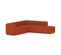 Mawsley Modular Seating Set L-Shaped Corner Sofa 7 Seater With Right Arms in Era - Experience