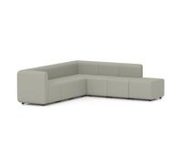 Mawsley Modular Seating Set L-Shaped Corner Sofa 7 Seater With Right Arms in Era - Generation