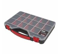 Hilka MO19 19-Inch Maximum Organiser - Black/Red