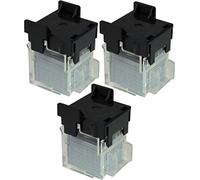 Max 20FE Staple Cartridge, 2000 Staples, 10mm x 5.5mm, Silver, For EH-20F Electronic Stapler, Pack of 3