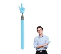 Max 55cm Finger Pointer/Pointer Finger Stick, Telescopic Teachers Pointer, Extendable Hand Pointer Finger Pointer Stick, Mini Classroom Pointer for Elementary School Kindergarten Teacher (blue)