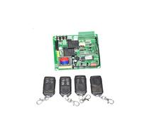 Max 750W AC220V Sliding Gate Opener Motor Control Unit PCB Controller Circuit Board Electronic Card Remote Control Optional(4 Remote Control)
