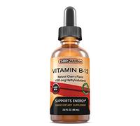 MAX Absorption, Vitamin B12 Sublingual Liquid Drops, 6000mcg Methylcobalamin Per Serving, 60 Servings, Non-GMO, Vegan Friendly