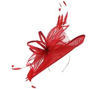 Max and Ellie Ascot Disc Headpiece in Poppy, size: One Size