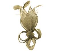 Max and Ellie Lily Comb Fascinator in Taupe, size: One Size