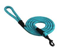 Max and Neo Rope Leash Reflective 6 Foot - We Donate a Leash to a Dog Rescue for Every Leash Sold (Teal, 6 FT x 1/2")