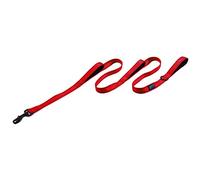 Max and Neo Triple Handle Traffic Dog Leash Reflective - We Donate a Leash to a Dog Rescue for Every Leash Sold (RED)