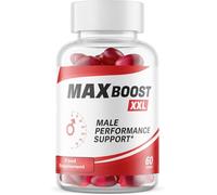 Max Boost XXL - Advanced Male Performance Support Gummies | 60 Gummies | Supports Energy, Stamina & Vitality | Non-GMO, Vegan Friendly, GMP Quality/Supplement Heaven
