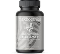 Max Botanics ALPHAMAX® Cellular Health, Natural Defence & Vitatlity Active Hexose Correlated Compound High Strenth AHCC Supplements 600mg Shiitake Mushroom Extract Vegan 120 Capsules UK Made