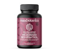 Max Botanics Micronized Resveratrol Antioxidant & Longevity Support Cellular Protection 98% Micronized ResveratrolHigh Absorption Rate Vegan 60 Capsules UK Made
