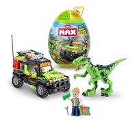 Max Build More Dino Adventure Raptor Force (233 pieces) Building Bricks Toys For Kids 5+ Create Dinos Vehicles and More Unbox Discover