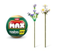 Max Build More Premium Flowers Building Bricks (Common Daisy And Lavender) Novelty Unboxing Toy Collectible Mini's by ZURU (Common Daisy And Lavender)