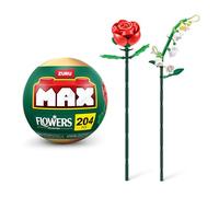MAX Premium Flowers Building Bricks Collection (up to 243 pieces, 2 Flowers per capsule, 10 to collect). (Lily of Valley and Rose, 1 Capsule)