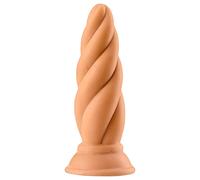 Max & Co Felix - screw-type anal plug - 15 cm (natural)