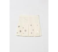 MAX & CO. KID Pleated Polka Dot Cotton Skirt - Size: 4 - female