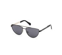 MAX&Co Woman MO0129 01A Sunglasses Metal Black Smoke Cat Eye Normal