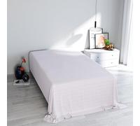 Max Color top Sheet,245x300cm,Strip Misty Rose, 100% Cotton, SINGLE