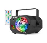 MAX DJ10 LED Jelly Laser Light, Disco Party Beams & Moon Effect