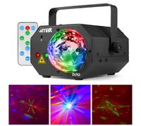 MAX DJ10 LED Jelly Laser Light, Disco Party Beams & Moon Effect