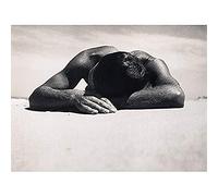 Max Dupain Sunbaker Beach Man Black White Art Print Canvas Premium Wall Decor Poster Mural