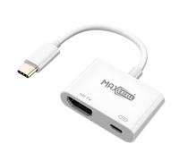 Max excell HDMI to USB-C Video Adapter Ultra-HD 4K with 100W USB-C Fast Charging